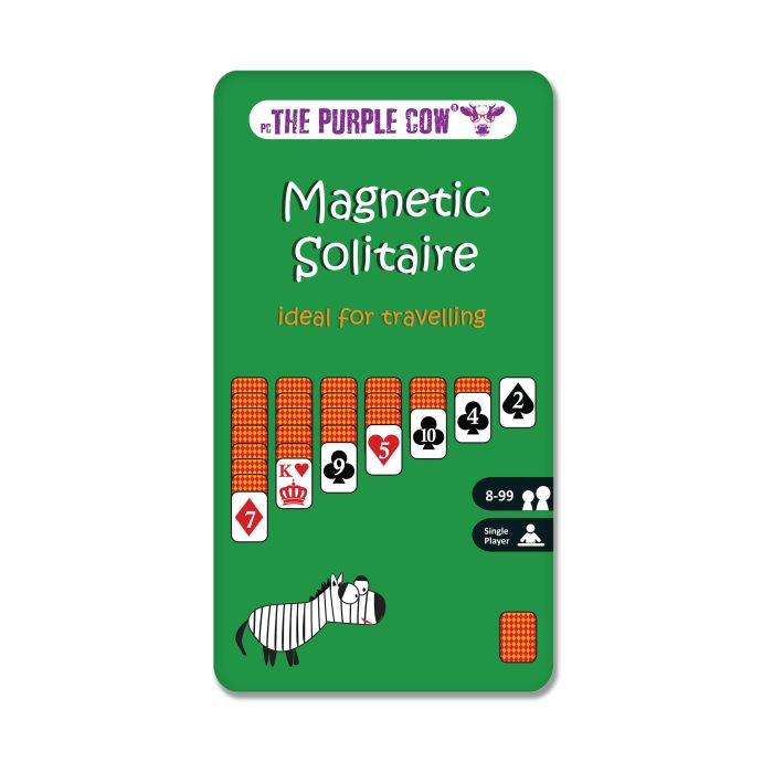 The Purple Cow Magnetic Solitaire 10.2x1x18.5cm