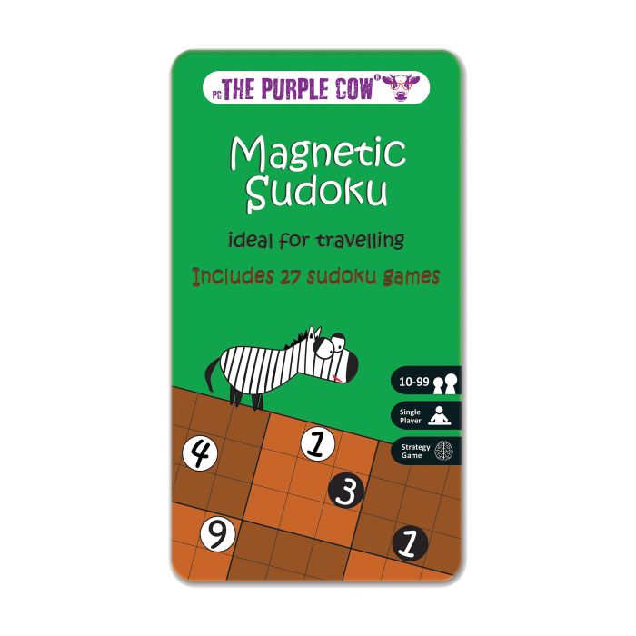 The Purple Cow Magnetic Sudoku 10.2x1x18.5cm
