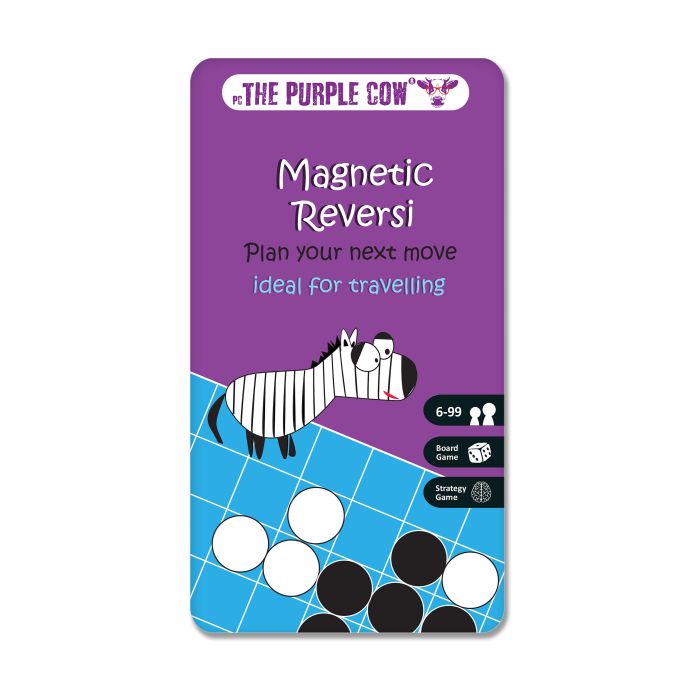 The Purple Cow Magnetic Reversi 10.2x1x18.5cm