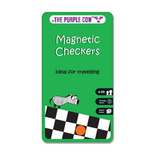 Load image into Gallery viewer, The Purple Cow Magnetic Checkers 10.2x1x18.5cm

