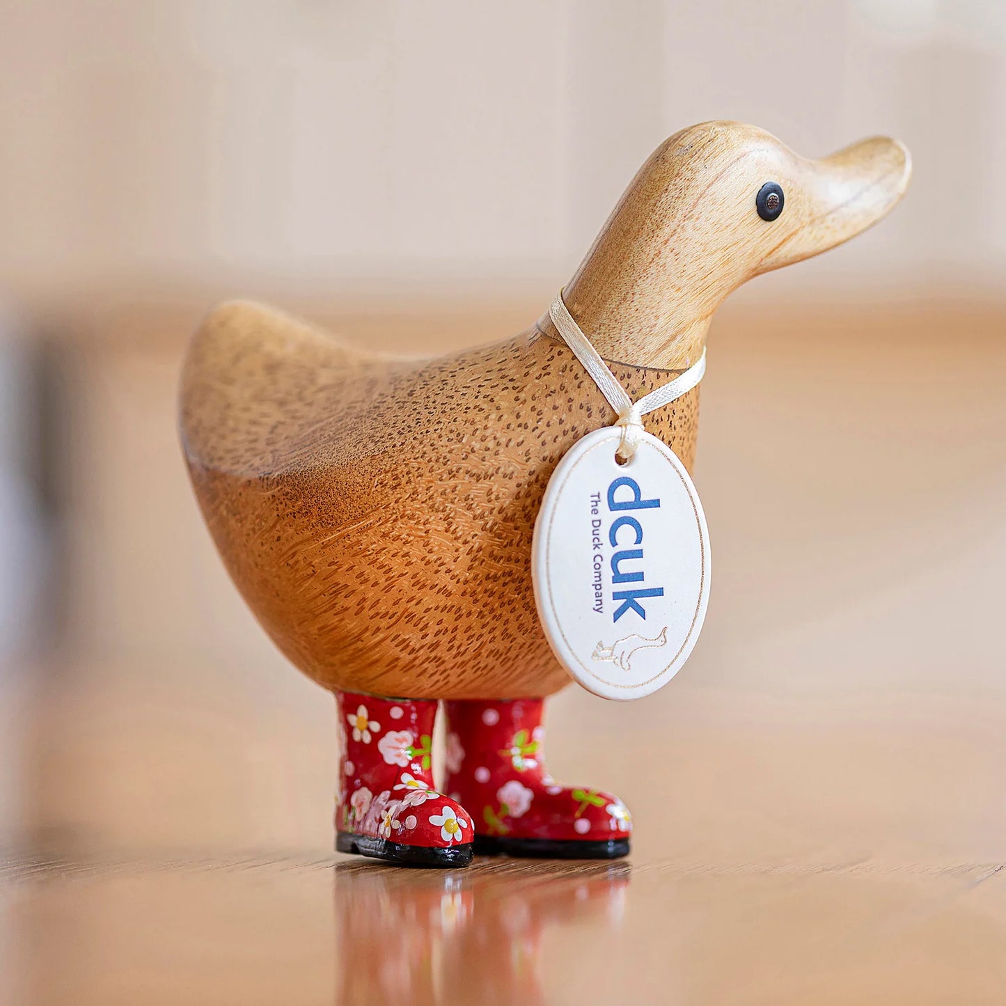 DCUK Natural Welly Ducky Flowers (1pc)