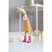 Load image into Gallery viewer, DCUK Natural Welly Ducklet Spotty (1pcs)

