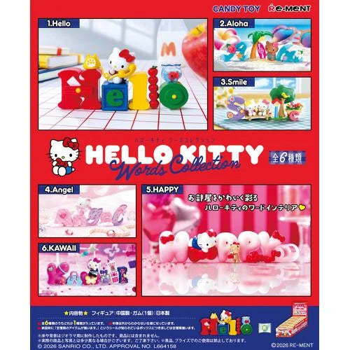 Re-Ment Hello Kitty Words Collection Blind Box