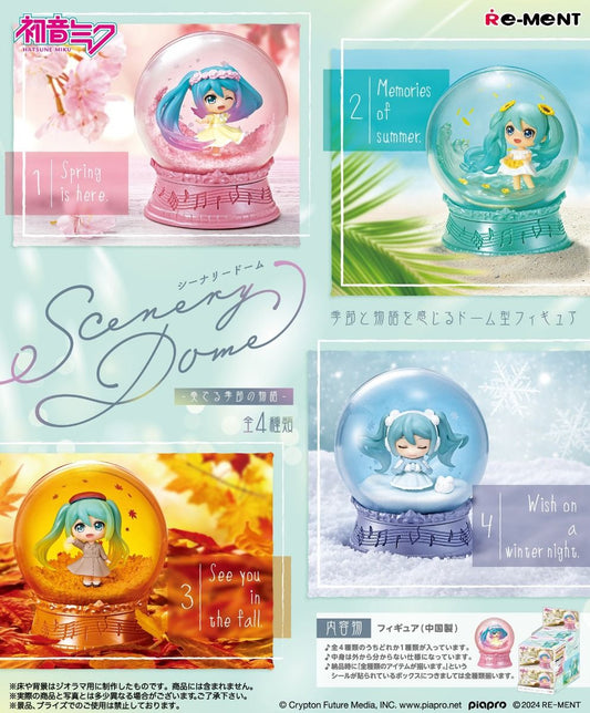 Re-Ment Hatsune Miku Scenery Dome - Story of Seasons Blind Box