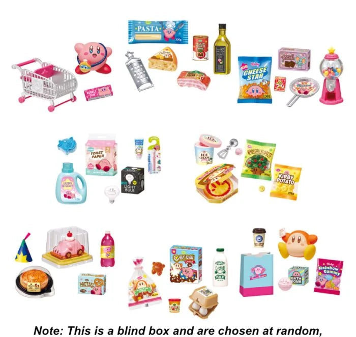 Re-Ment Kirby Kirby's Pupupu Market Blind Box Figurines
