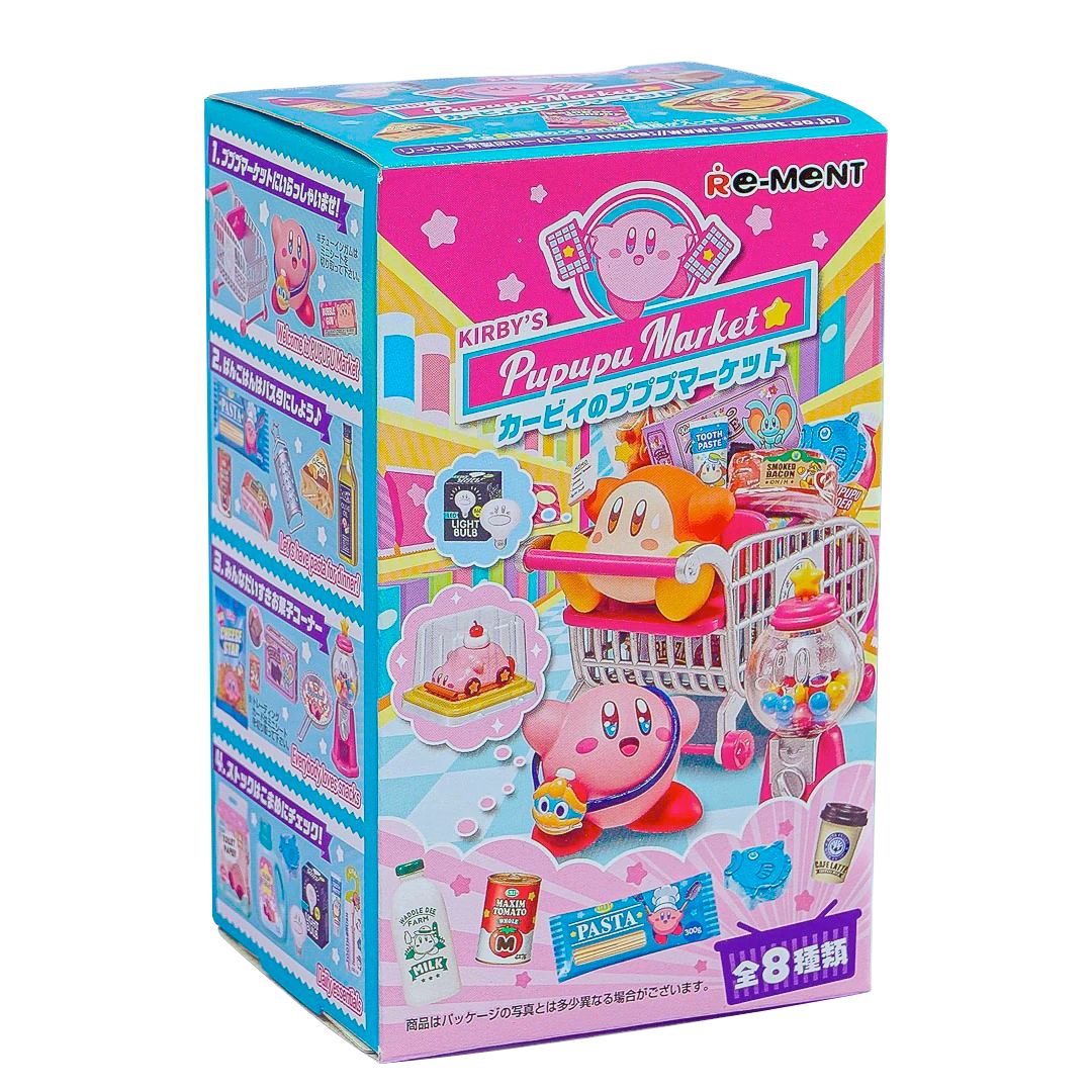 Re-Ment Kirby Kirby's Pupupu Market Blind Box Figurines