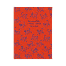 Load image into Gallery viewer, Designworks FSC Mix Credit Self Help Bound Notepad - Reasons I would Rather Be a Cat
