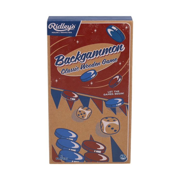 Ridleys House of Novelties Backgammon 15x4x29cm