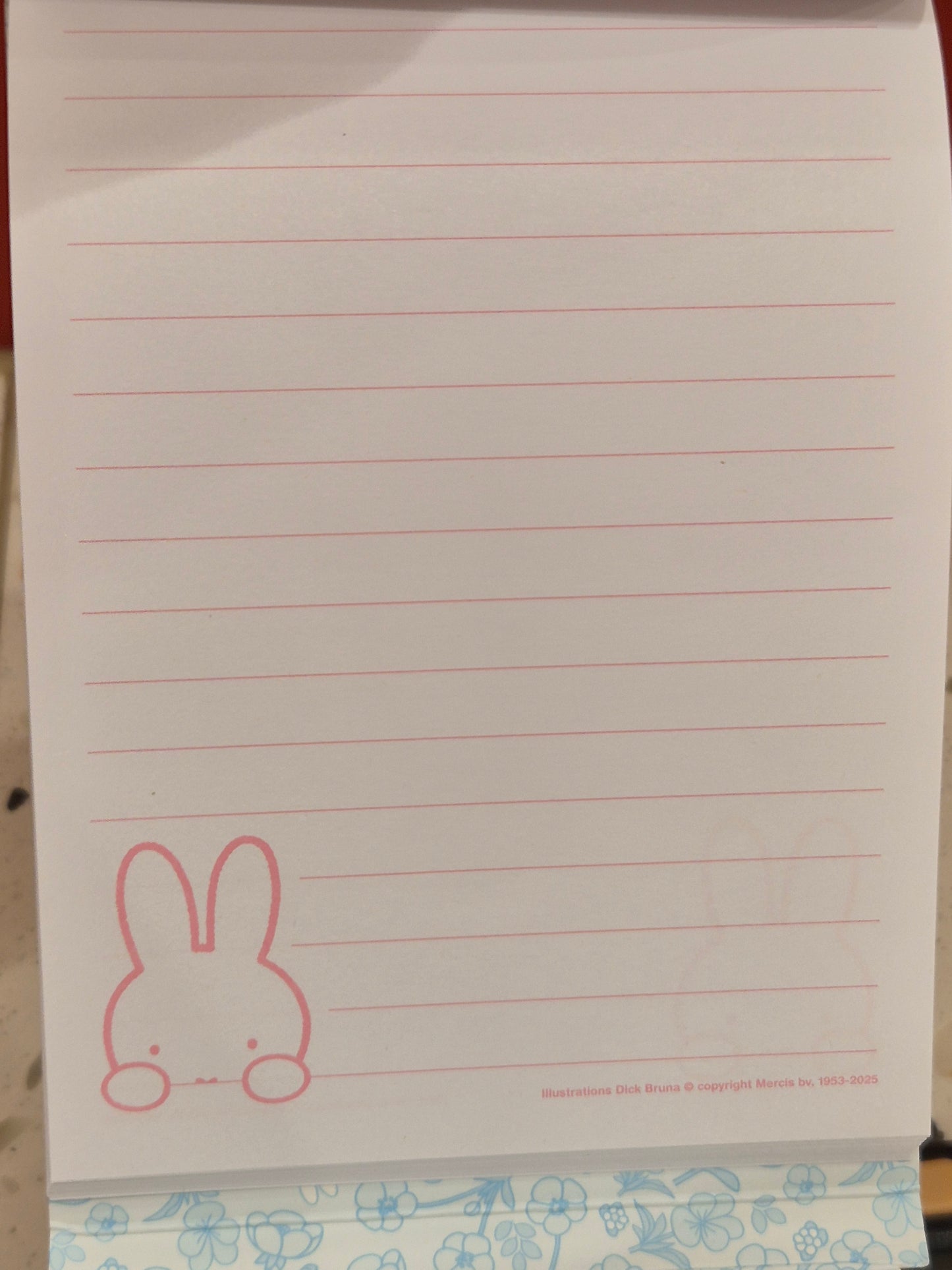 Miffy Buttercup A6 Notepad 15cm