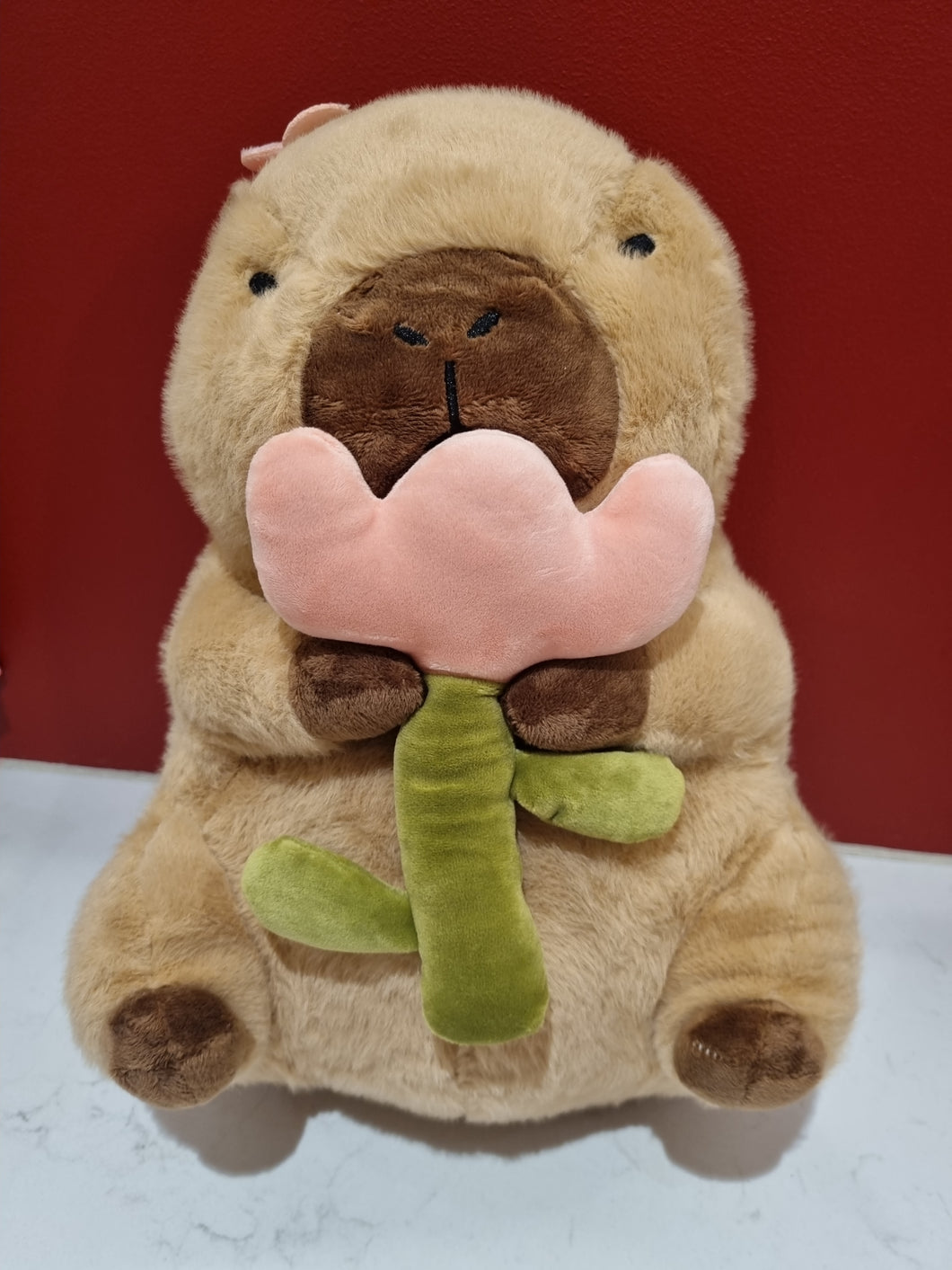 Capybara with Flower