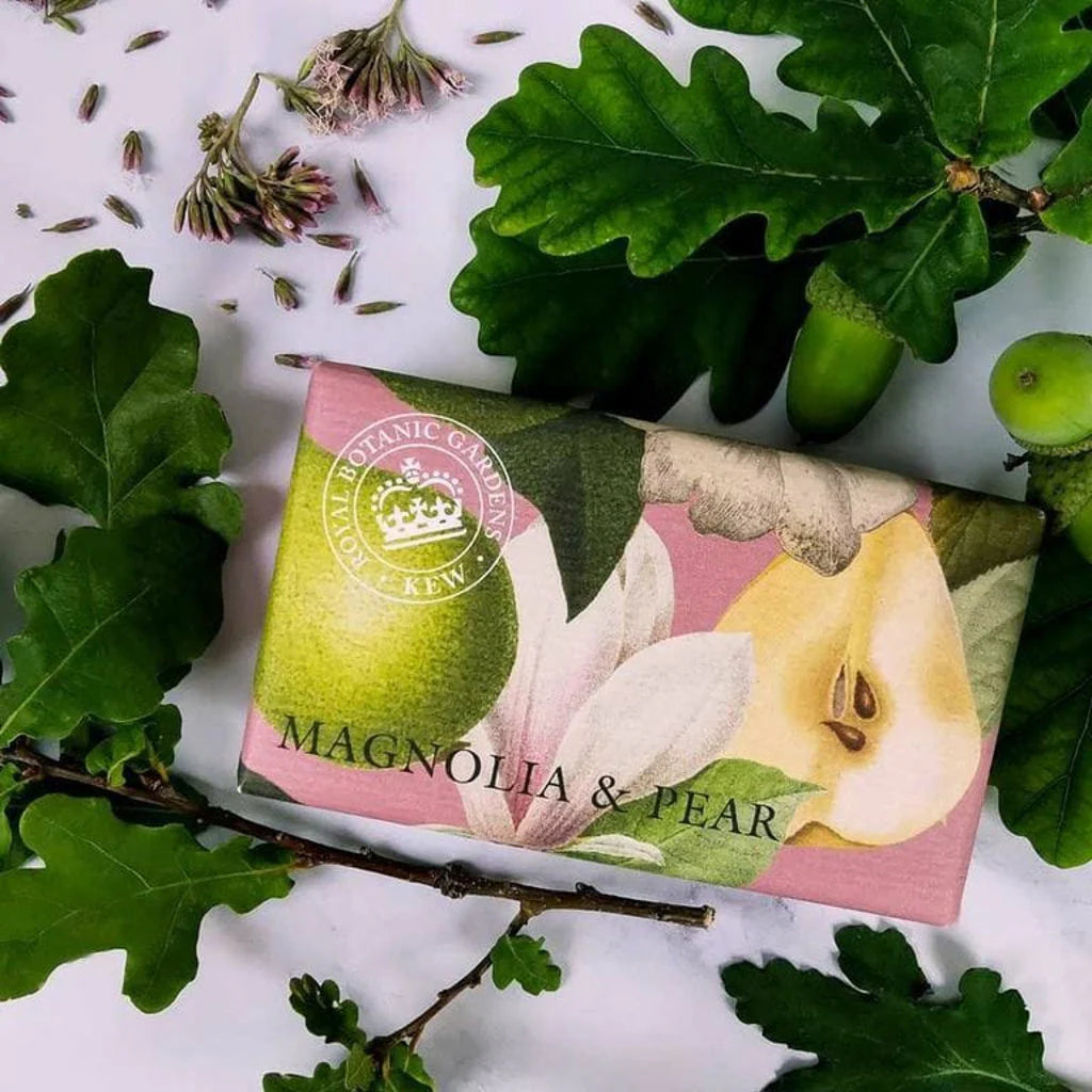 Kew Magnolia & Pear Soap Bar (240g)