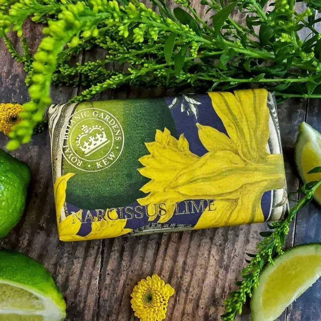 Kew Gardens Narcissus Lime Soap Bar