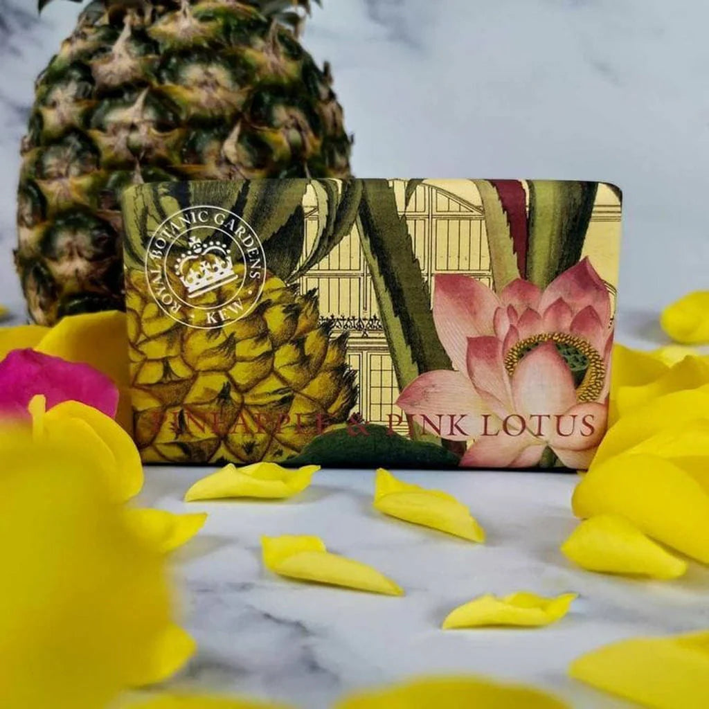 Kew Pineapple & Pink Lotus Soap Bar (240g)