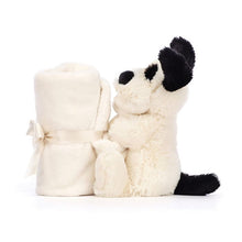 Load image into Gallery viewer, Jellycat Bashful Black &amp; Cream Puppy Soother Cream 34cm
