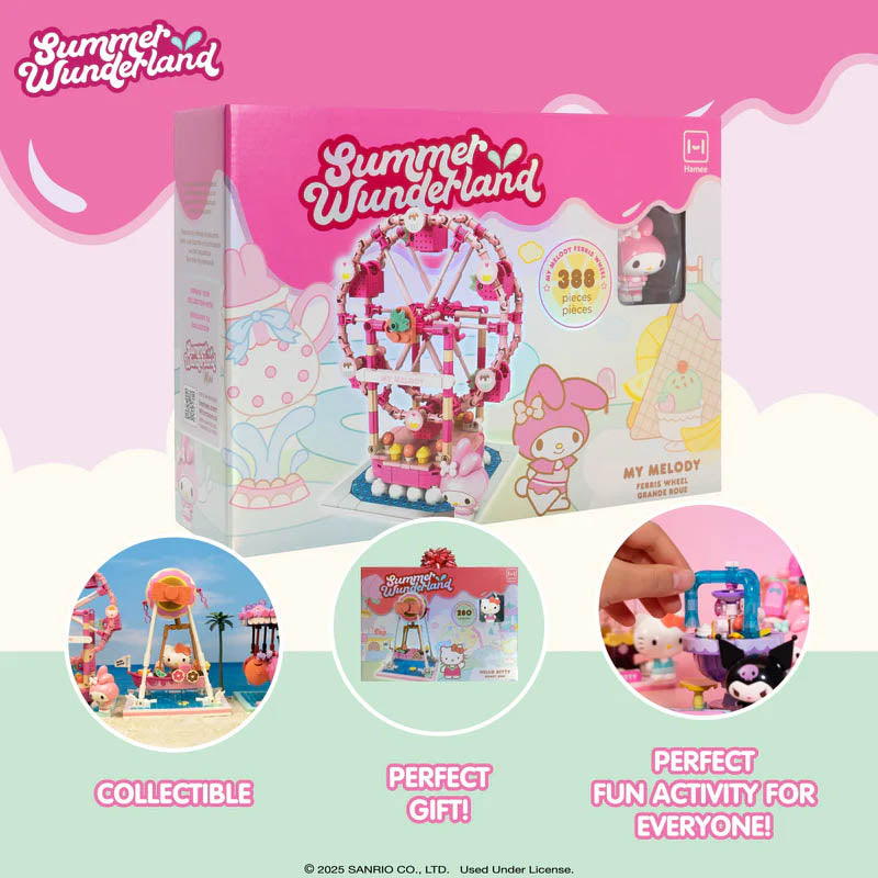 Hello Kitty - YuMe Blocks Summer Wunderland - My Melody Ferris Wheel