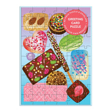 Load image into Gallery viewer, Sweets for the Sweet Greeting Card Puzzle
