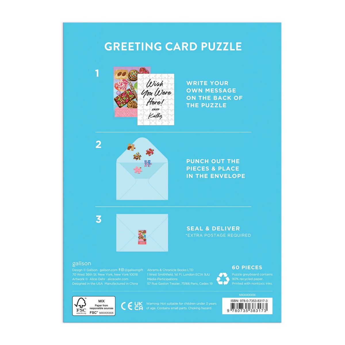 Sweets for the Sweet Greeting Card Puzzle