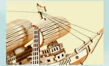 Load image into Gallery viewer, Robotime Classical 3D Wooden Sailing Ship
