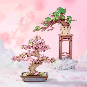 Robotime Rolife Sakura Bonsai DIY Wooden 3D Puzzle TG415