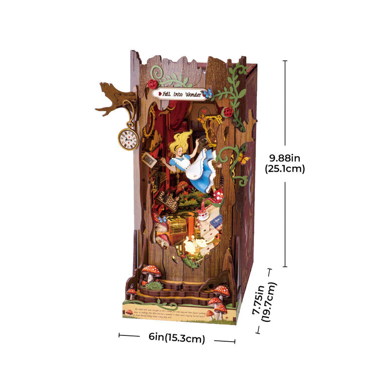 Robotime Rolife Fall into Wonder DIY Book Nook Shelf Insert TGB12