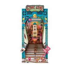 Load image into Gallery viewer, Robotime Rolife Street Scene DIY Book Nook Shelf Insert TGB13
