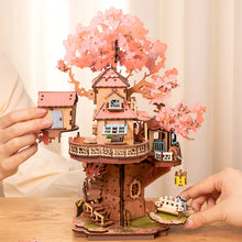 Load image into Gallery viewer, Robotime DIY Sakura Tree House Kit
