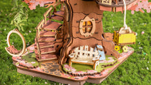 Load image into Gallery viewer, Robotime DIY Sakura Tree House Kit

