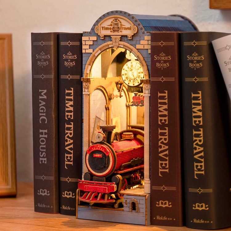 Robotime Rolife DIY Book Nook Time Travel TGB04