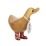 DCUK Natural Welly Ducky Flowers (1pc)