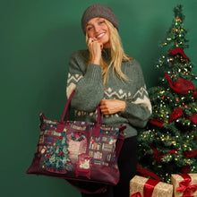 Load image into Gallery viewer, Vendula Christmas Library Bonnie Weekender
