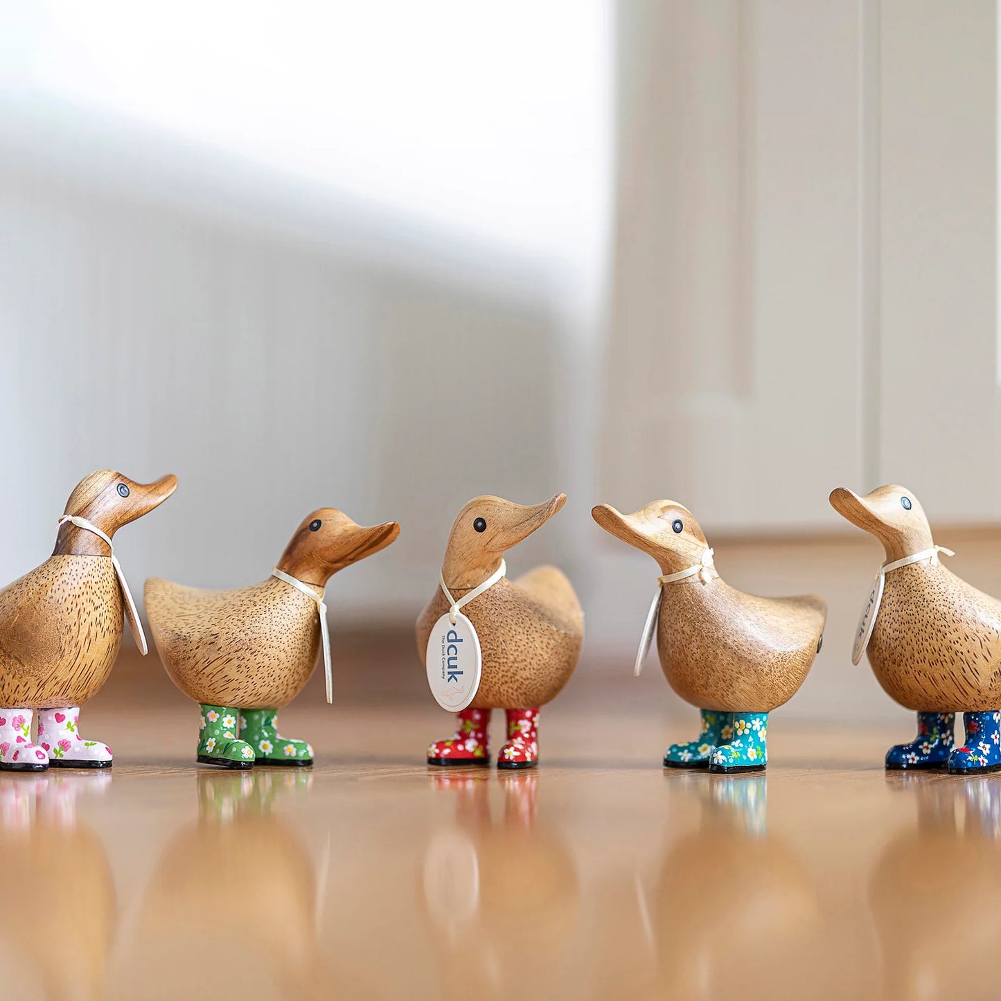 DCUK Natural Welly Ducky Flowers (1pc)