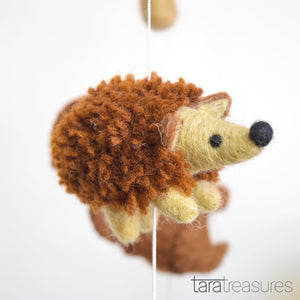 Tara Treasures - Nursery Cot Mobile - Woodland Animals