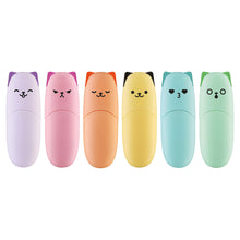 Load image into Gallery viewer, Mustard Kitty Cats Highlighters Multi-Coloured 3x1.5x8cm
