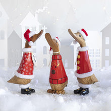 Load image into Gallery viewer, DCUK Traditional Christmas Ducklings (1 pcs) 10x10x22cm
