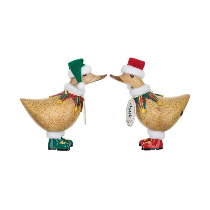 DCUK Traditional Tartan Ducky Elves (1 pcs) 13x8x11cm
