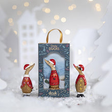 Load image into Gallery viewer, DCUK Traditional Christmas Dinky Ducks (1 pcs) 5x6x12cm
