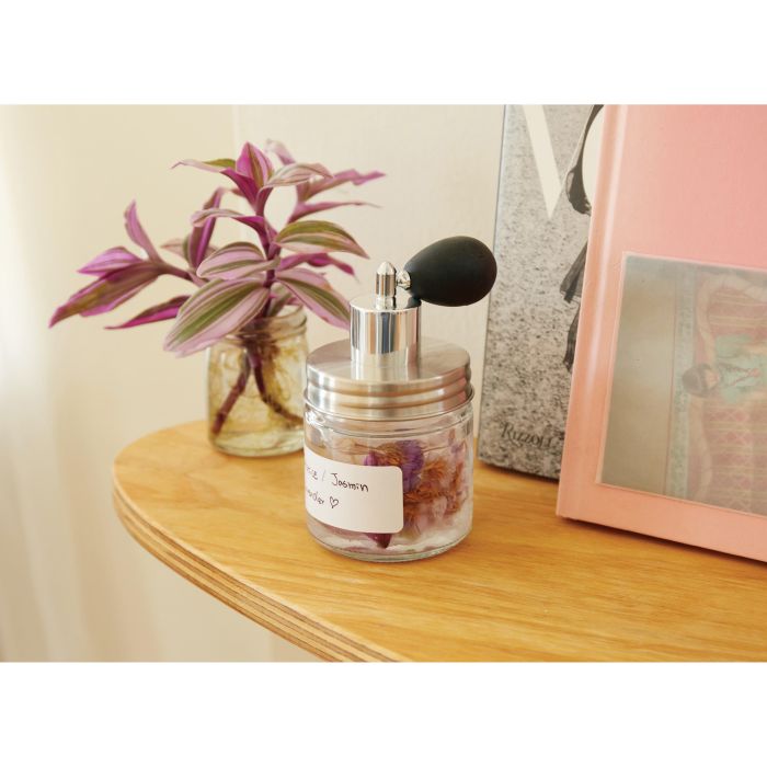 Kikkerland Great Outdoors Make Your Own Perfume Silver 13x8x8cm