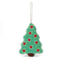 Load image into Gallery viewer, Kikkerland Christmas Tree Scrub Sponge 2pcs Set 10x4x14cm
