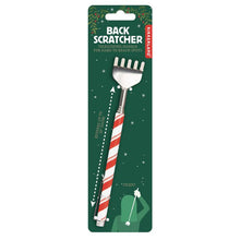 Load image into Gallery viewer, Kikkerland Candy Cane Back Scratcher Black 3x1x17cm
