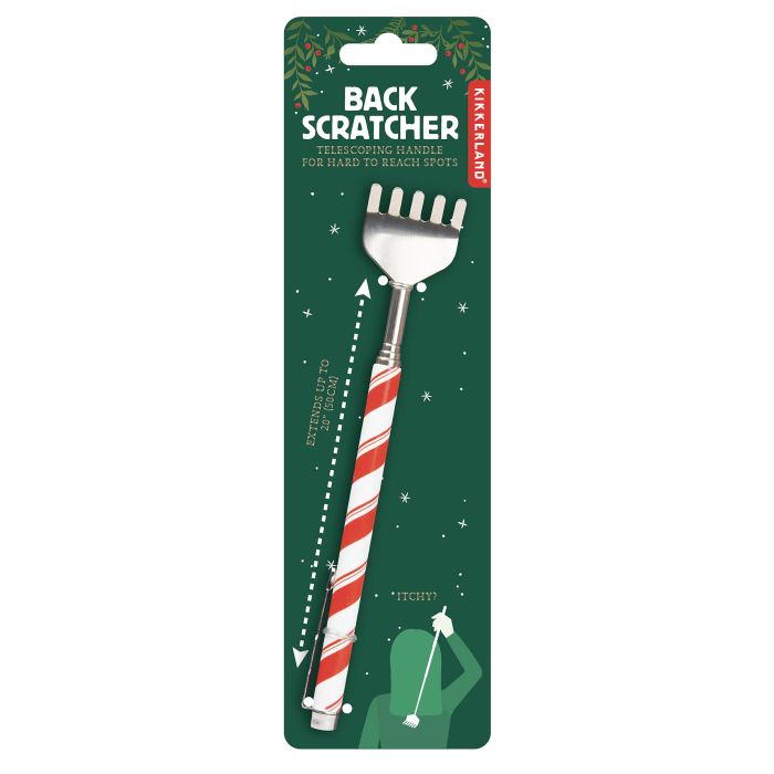 Kikkerland Candy Cane Back Scratcher Black 3x1x17cm