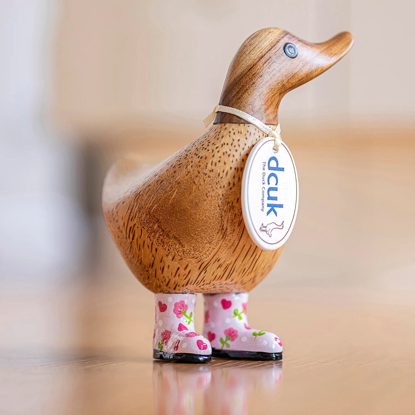 DCUK Natural Welly Ducky Flowers (1pc)