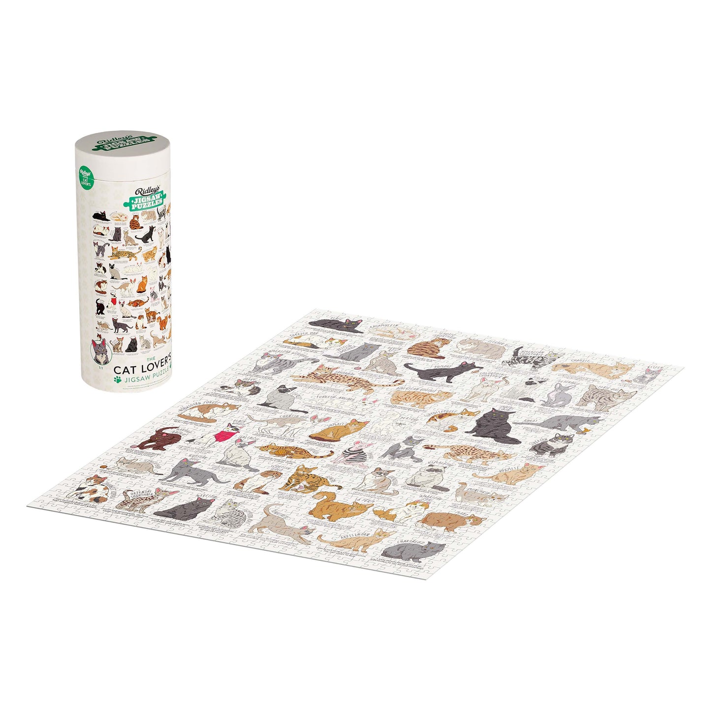 Ridley's Cat Lover's 1000 Piece Jigsaw Puzzle