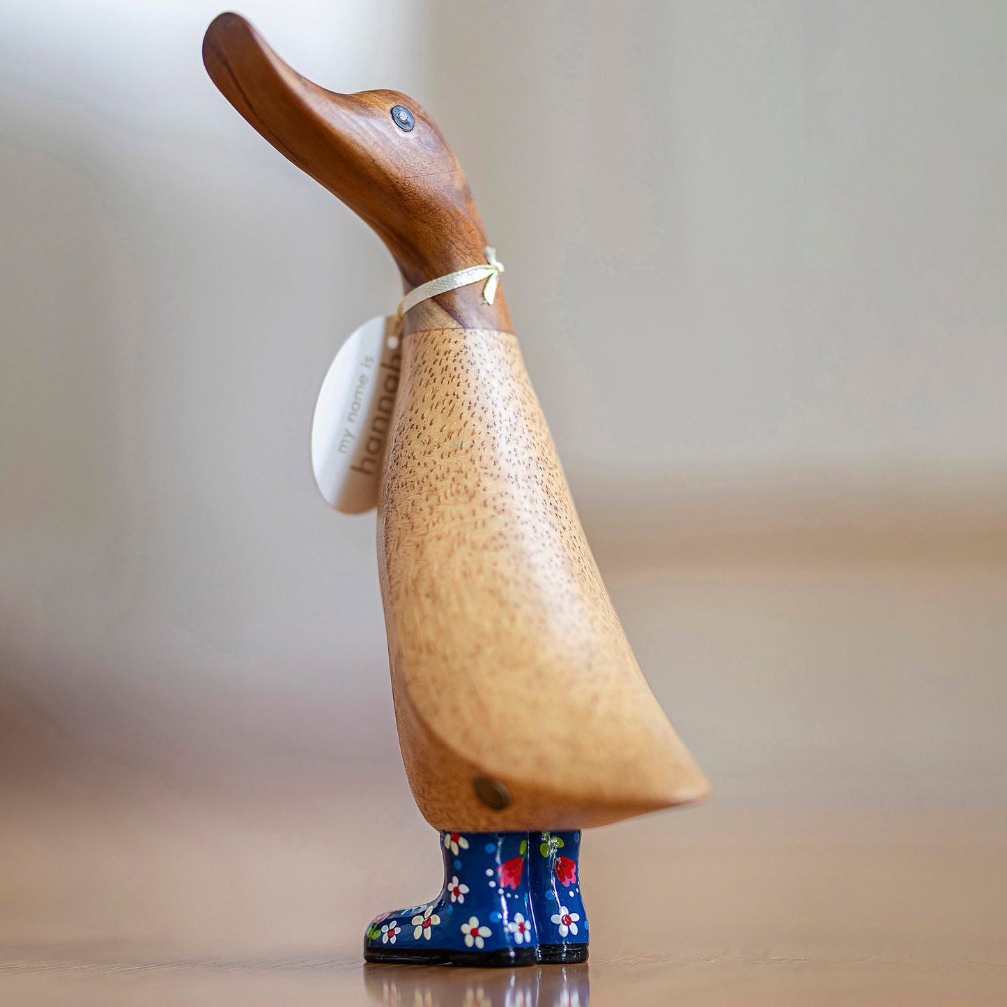 DCUK Natural Welly Duckling Flowers (1pc)