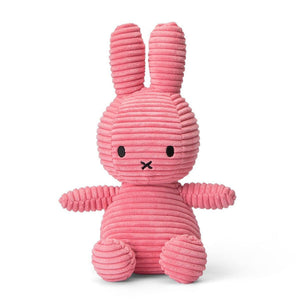 MIFFY & FRIENDS Miffy Sitting Corduroy Bubblegum Pink (23cm)