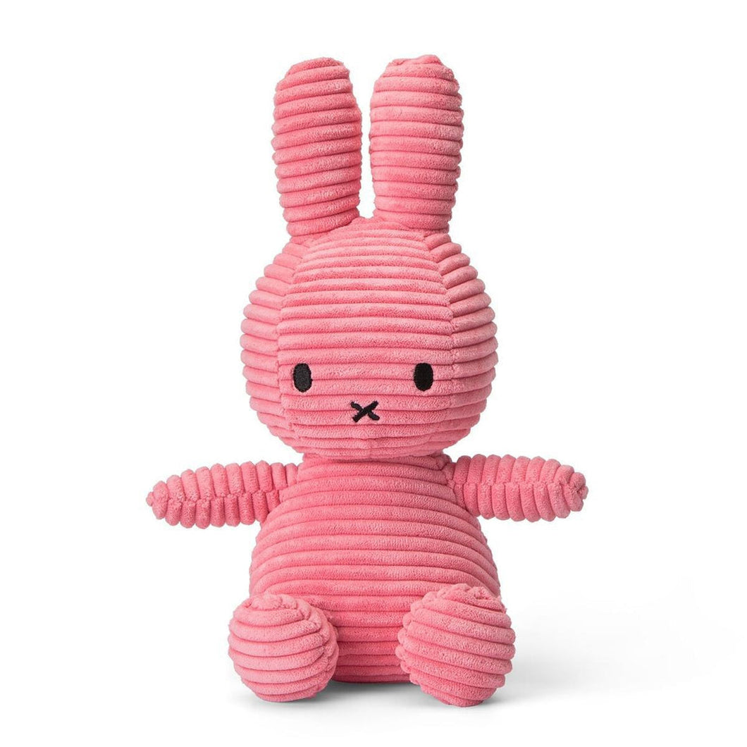 MIFFY & FRIENDS Miffy Sitting Corduroy Bubblegum Pink (23cm)
