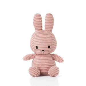 MIFFY & FRIENDS Miffy Sitting ECO Corduroy Pink (23cm)