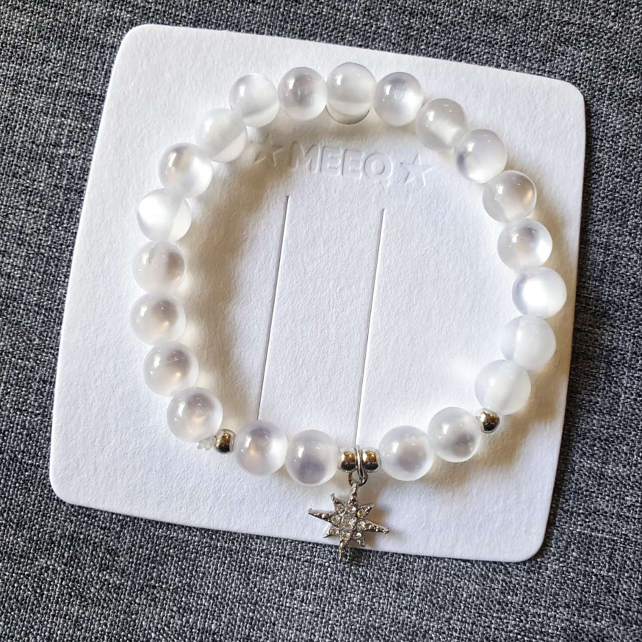 Luninana Bracelet - Moonlight Stone Crystal Star Bracelet YX036