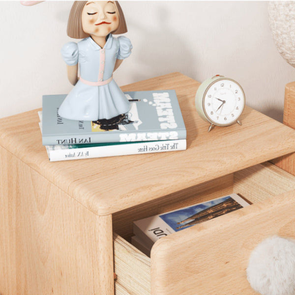 Aesthetik Kids - Wooden Bunny Tail Inspired Bed Side Table