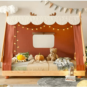 Aesthetik Kids - Cubby House Bed (1 x FREE Inspired Kids Tent Included)