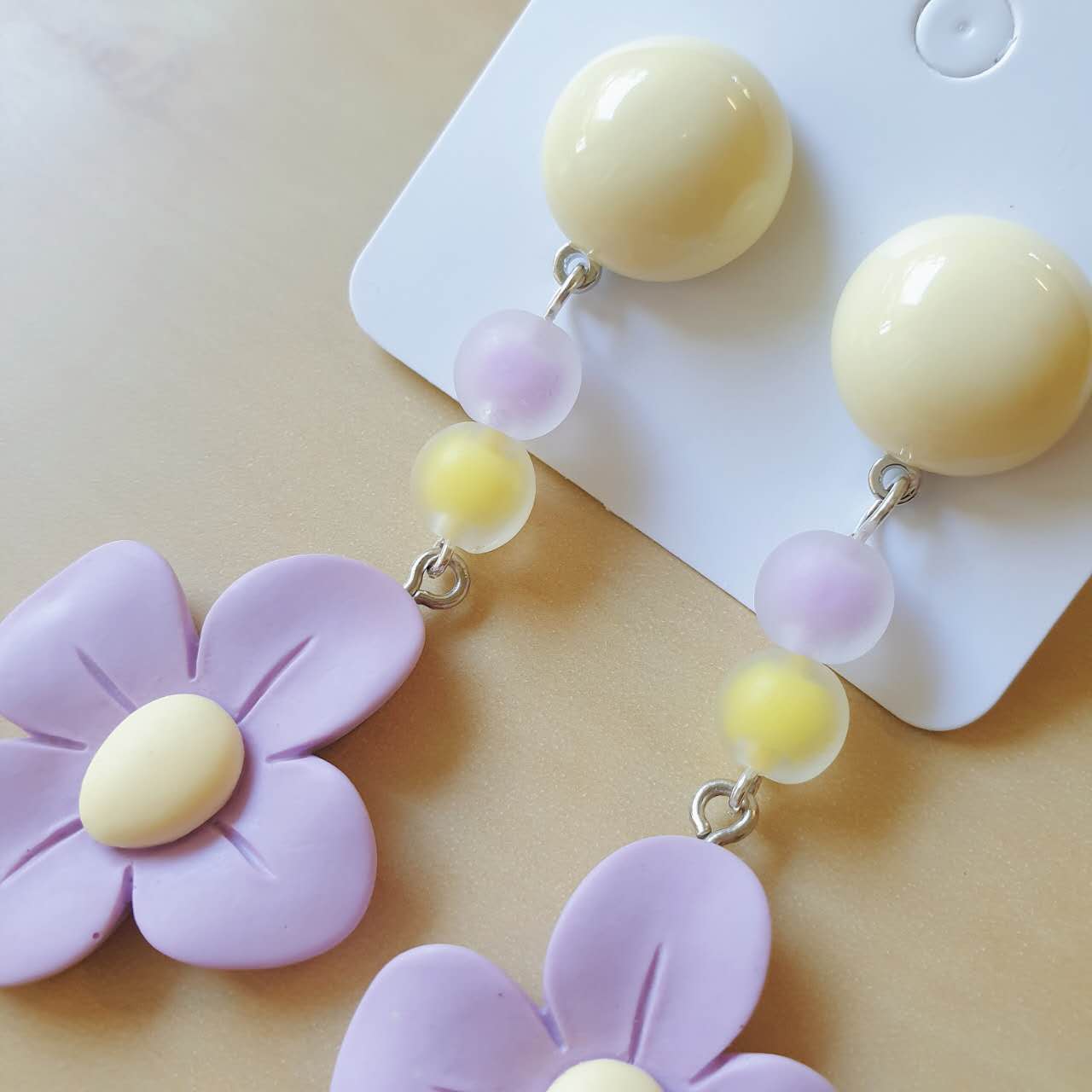 Luninana Earrings - Purple Flower Earrings XJ007